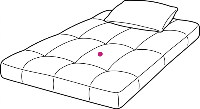 洗った後の布団(イメージ)